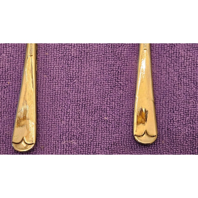 Vintage English Salad Fork and Spoon Set- 2 Pieces For Sale In Detroit - Image 6 of 7
