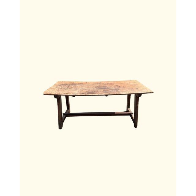 English Kitchen Prep Table in Pine For Sale - Image 9 of 9