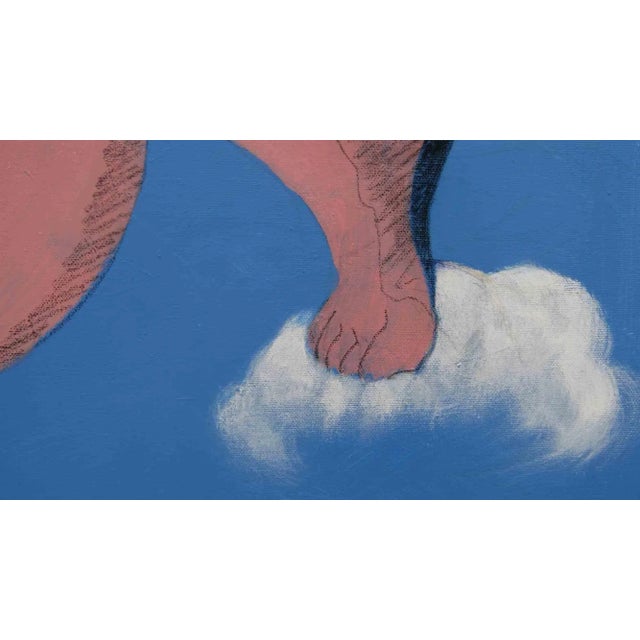 Contemporary Valeriya Shebelnichenko, It's Over, Acrylic & Charcoal on Canvas, 2023 For Sale - Image 3 of 5