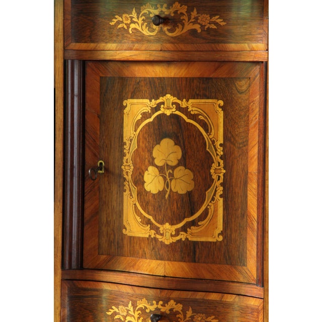 Danish Secretaire in Walnut, 1890s For Sale - Image 9 of 18