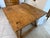 Rustic Farmhouse Dining Table in Natural Wood For Sale - Image 13 of 17