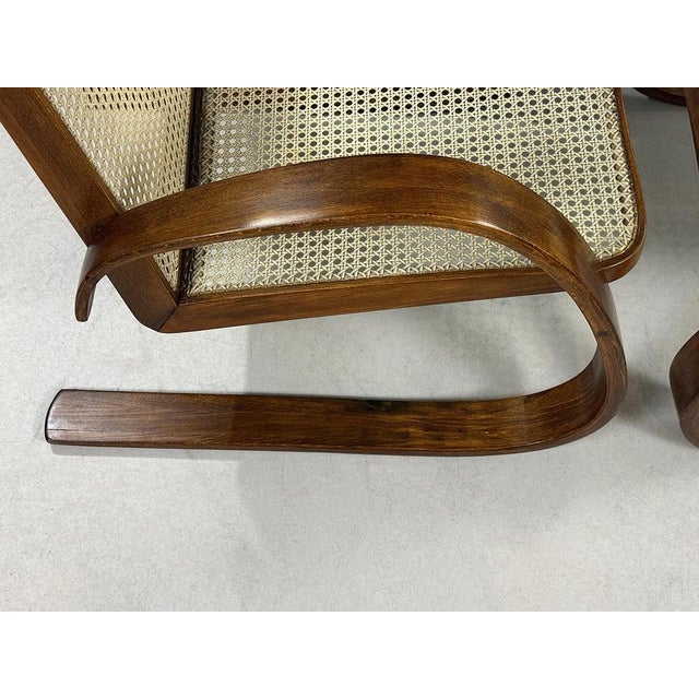 Czech Armchairs by M. Navrátil and Z. Plesník, 1949, Set of 2 For Sale - Image 10 of 12