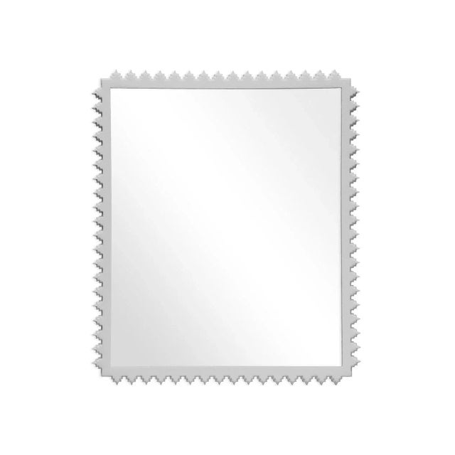 Contemporary Fleur Home Carnival Muses Rectangle Mirror in Graytint, 36x47.5 For Sale - Image 3 of 3