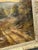 Wood Vintage Original Landscape Oil Painting on Canvas For Sale - Image 7 of 12