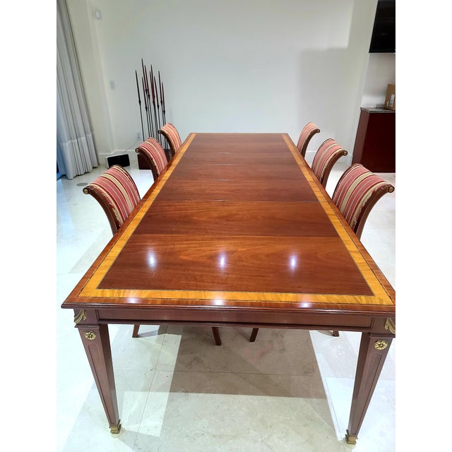 An exceptional heirloom-quality dining table from the prestigious Kindel National Trust Collection, inspired by classic...