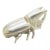 Vintage Italian Handmade Genuine Silver 1940s 1950s Rare and Heavy Hercules Beetle Figurine For Sale