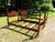 Wood Vintage Pair Cherry Poster Beds Twin Bed Frames For Sale - Image 7 of 12