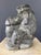 Gray 1960s Inuit Hunter With Seal – Canadian Arctic Soapstone Sculpture For Sale - Image 8 of 9