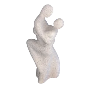 1980s Royal Haeger Sandglazed Dancers/Embrace Sculpture