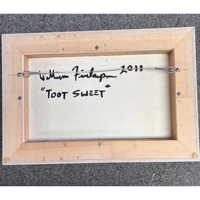 William Finlayson Jr.Original Abstract Mixed Media Painting “Toot Sweet”, 2011 For Sale - Image 12 of 12