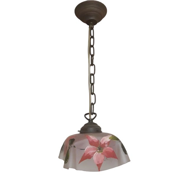 Antique Art Nouveau Ceiling Lamp, 1900s For Sale