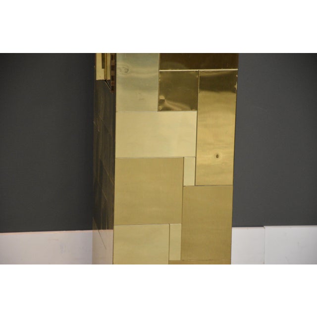 1970s Paul Evans Cityscape Brass Headboard For Sale - Image 9 of 12