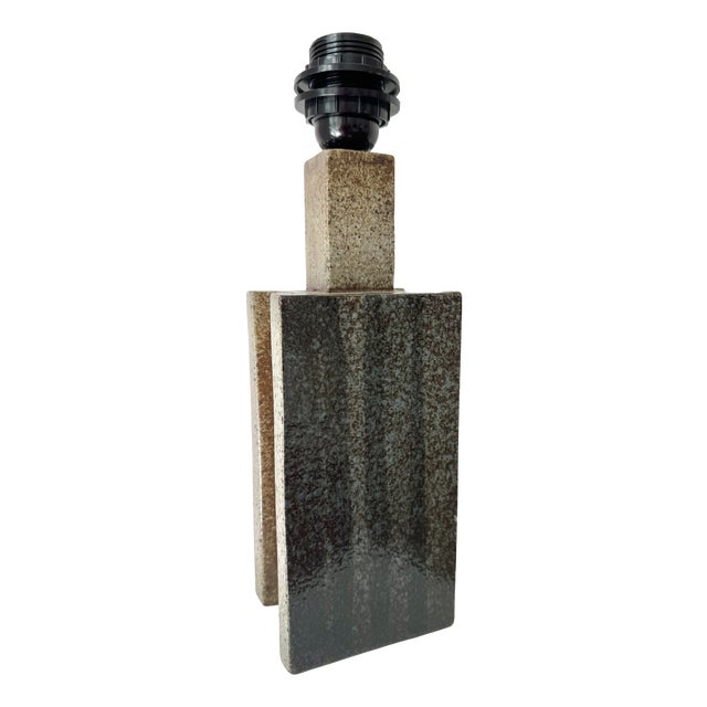 Mid-Century Modern Stoneware Palshus Table Lamp by Per Linneman Schmidt, Denmark, 1960s For Sale