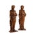Modern Female Figures in Walnut, 1970s, Set of 2 For Sale - Image 11 of 11