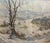 Peter Schneider, Winter Landscape in the Rhön, Oil Painting on Canvas For Sale - Image 13 of 13