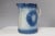 Blue & White Antique 19th Century Stoneware Jug With Embossed Cows For Sale - Image 4 of 12