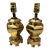 Mid 20th Century Pair of Petite Brass Urn Lamps For Sale