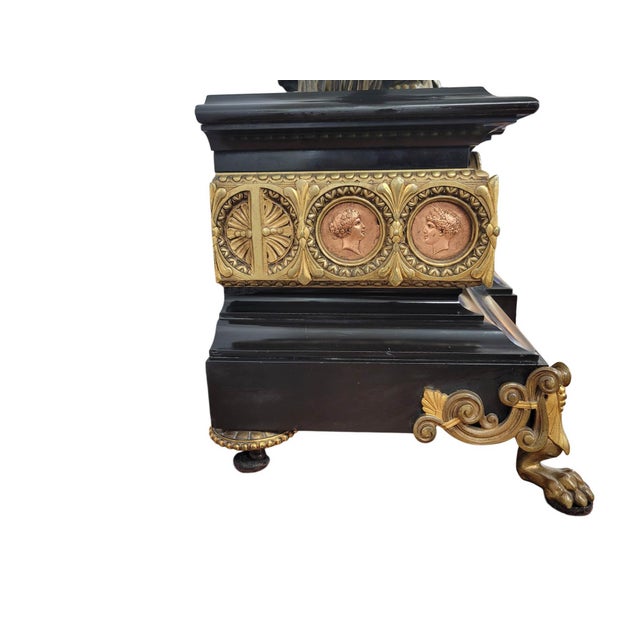 19th Century French Empire Clock, Japy Frères Et Cie Movement For Sale - Image 15 of 18