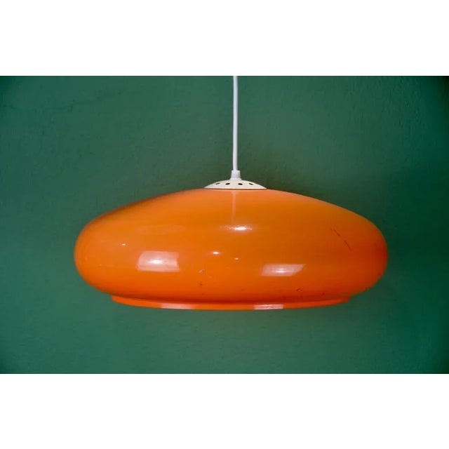 Orange Plastic Lamp, 1970s For Sale - Image 14 of 14