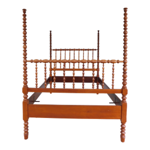 Antique Jenny Lind Style Spindle Tall Poster Cherry Full Size Bed