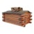 Vintage Handmade Log Cabin Tissue Box Cover For Sale