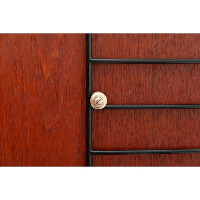String Wall Sideboard in Teak by Kajsa & Nisse Strinning, 1950s For Sale - Image 10 of 13