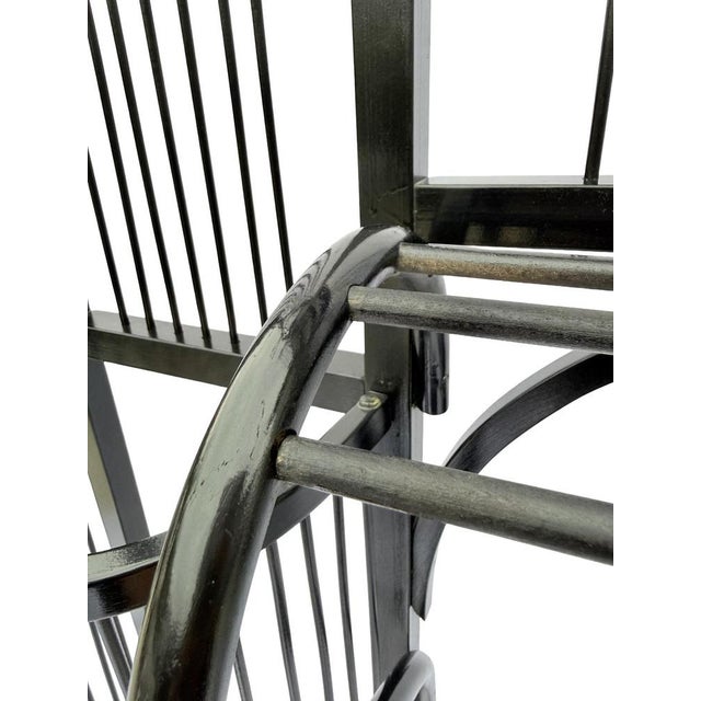 Wood Large Art Deco Bentwood Hall Stand, Central Europe, 1930s For Sale - Image 7 of 10