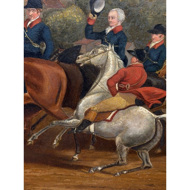 Mid 19th Century Large Mid 19th Century Oil Painting King George III Returning From Hunting Before Windsor Castle After James Pollard (1792–1867) For Sale - Image 5 of 18