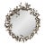 Aged Silver Butterfly Mirror Wall Mirror For Sale