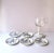 Glass Rosenthal Studio-Line Wine or Cocktail Glasses With White Glass Stem, Set of 4 For Sale - Image 7 of 12