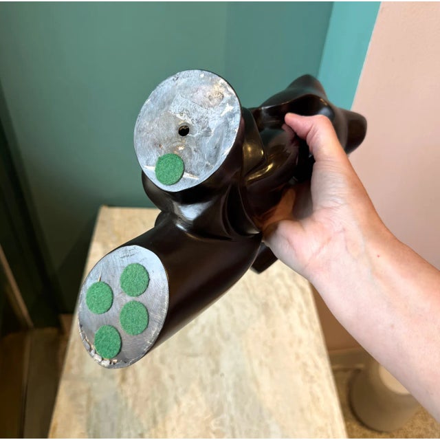 Black Vintage Bronze Female Sculpture #165 by Hattakitkosol Somchai For Sale - Image 8 of 12