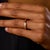 Vintage Ruby Diamond 18k Yellow Gold Bypass Ring, Size 6.75 For Sale - Image 4 of 7