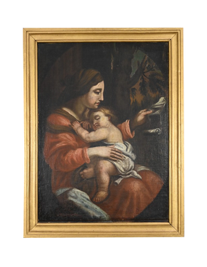 Virgin and Child, Late 19th Century, Oil on Canvas