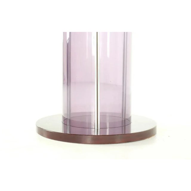 Mid-Century Italian Dining Table with Acrylic Glass Core, 1970s For Sale - Image 6 of 11