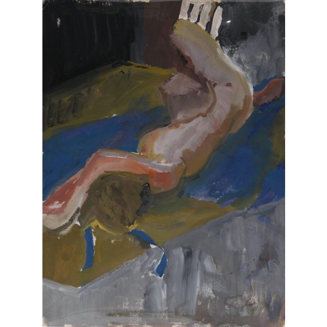 Figurative Framed Figurative Reclining Woman For Sale - Image 3 of 4