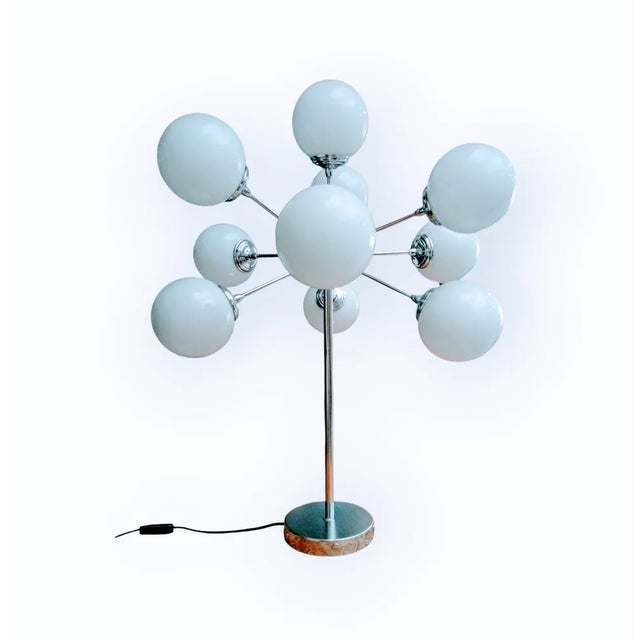 Metal 10-Light Sputnik Lamp, 1970s For Sale - Image 7 of 9
