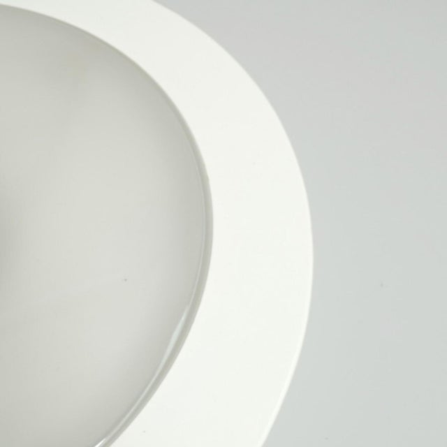 White Vintage Design White Metal Wall Lamp, 1970s For Sale - Image 8 of 18