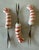 Set of 4 Vintage Coastal Shafford "Sea Fare" Shrimp Tail Bowls, Small Plates and Forks For Sale - Image 10 of 18