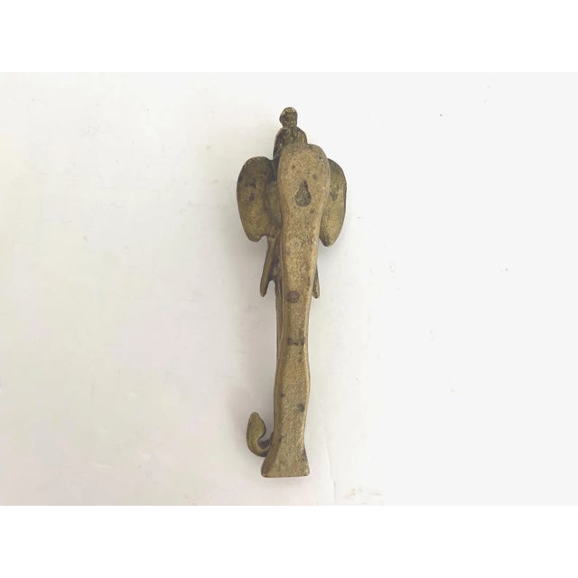 Elephant & Mahout Door Knocker, C1960 For Sale - Image 10 of 10