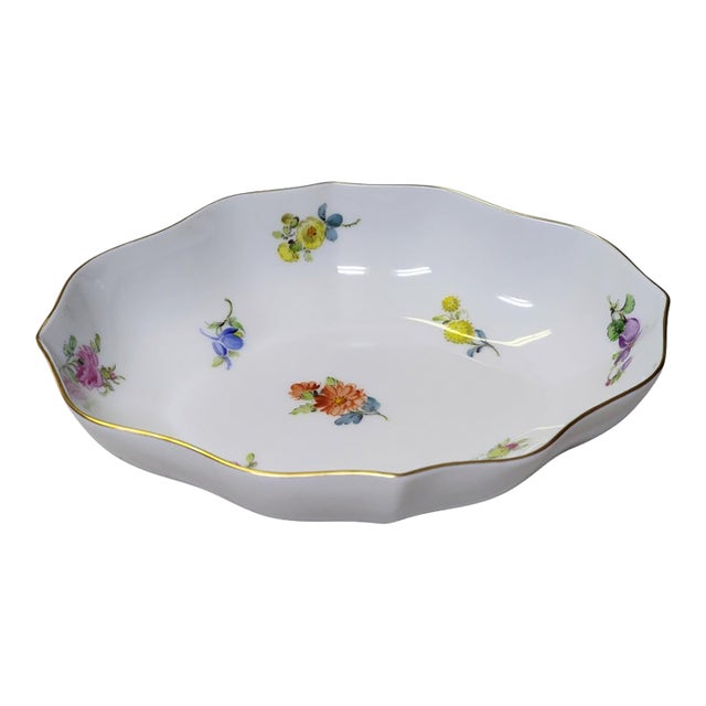 19th Century Meissen Sweetmeat Dish For Sale