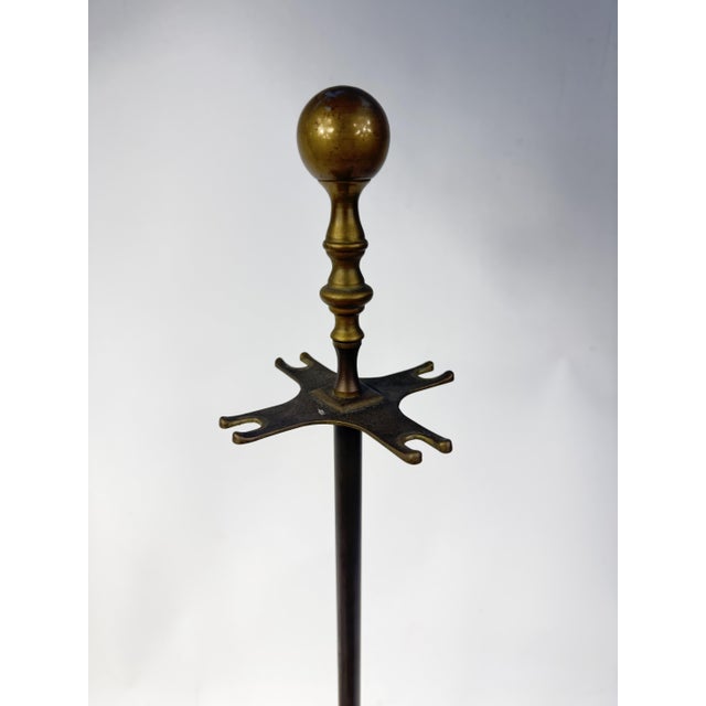 Antique Brass Fireplace Tool, 1960s For Sale - Image 6 of 12
