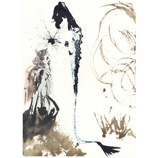 1968 Salvador Dalí Biblia Sacra Lithograph "Idolum Nomine Bel" (Idol Named Bel) For Sale