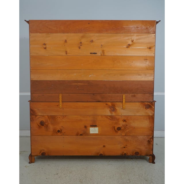 Dr Dimes Cherry Stepback Dutch Cabinet Cupboard For Sale - Image 17 of 18