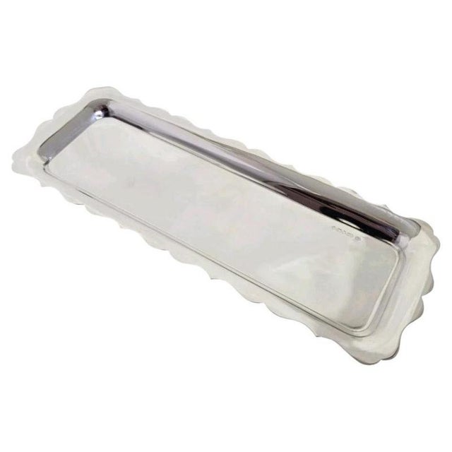 Vintage Sterling Silver Pen Tray from Francis Howard Ltd, Sheffield, 2000 For Sale - Image 3 of 13