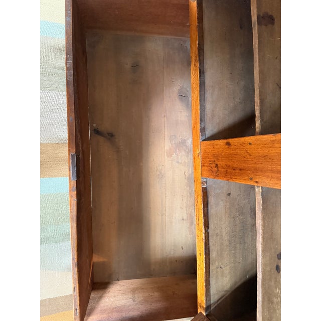 Antique 19th Century American Butternut Linen Cupboard or Blanket Press For Sale - Image 12 of 17