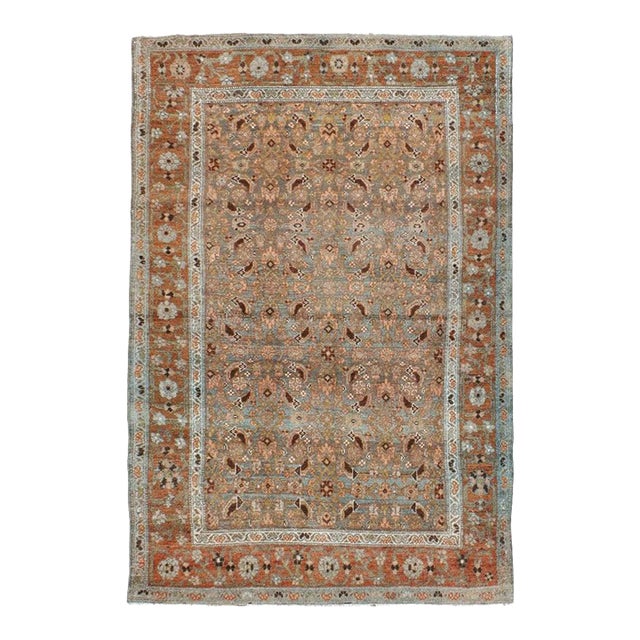 Galerie Shabab Collection Early 20th Century Persian Bidjar Accent Rug For Sale