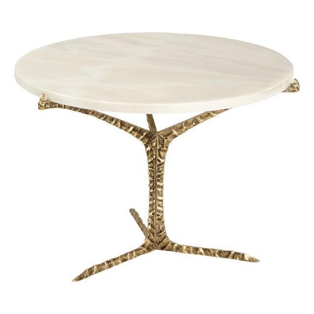 Alentejo Low Coffee Table with Estremoz Marble Top by Insidherland For Sale