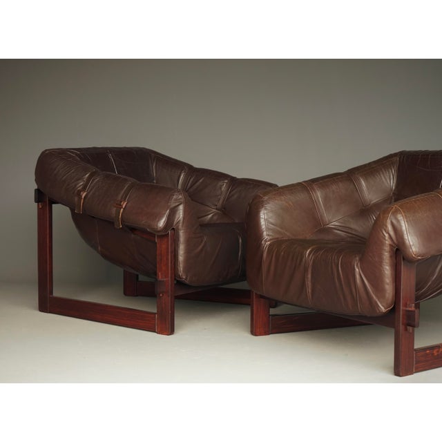 MP-91 Lounge Chairs by Percival Lafer for Móveis Lafer, 1970s, Set of 2 For Sale - Image 6 of 18