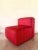 Set of Red Lounge Chairs, 1980s For Sale - Image 4 of 8