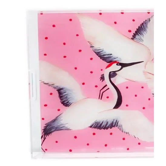 This acrylic tray from Nicolette Mayer features artwork by Willa Heart for the Chairish Print Shop.This piece can be used...